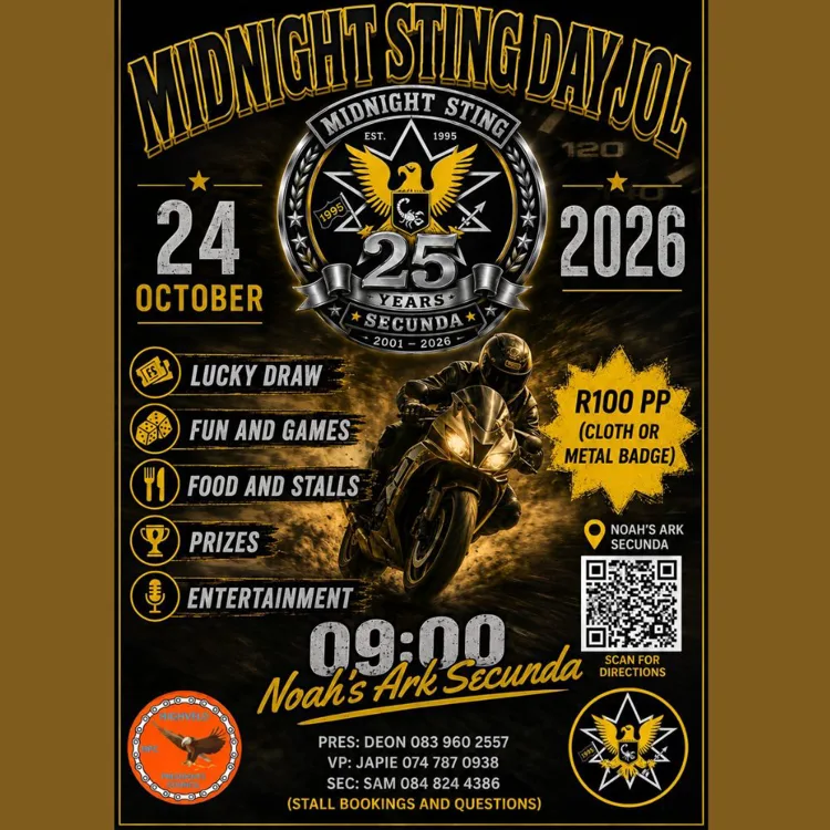 Midnight Sting Day Jol - 24 October 2026
