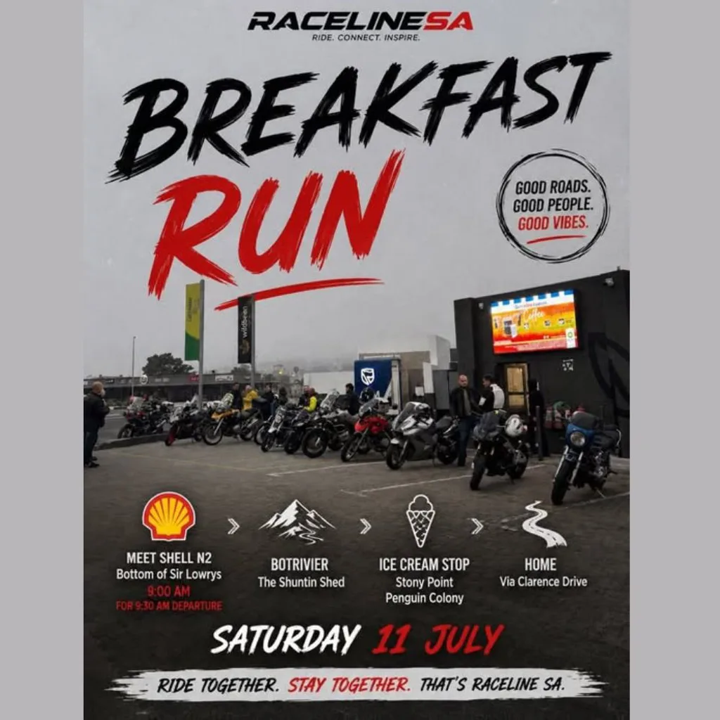 Raceline SA Breakfast Run - 11 July 2026