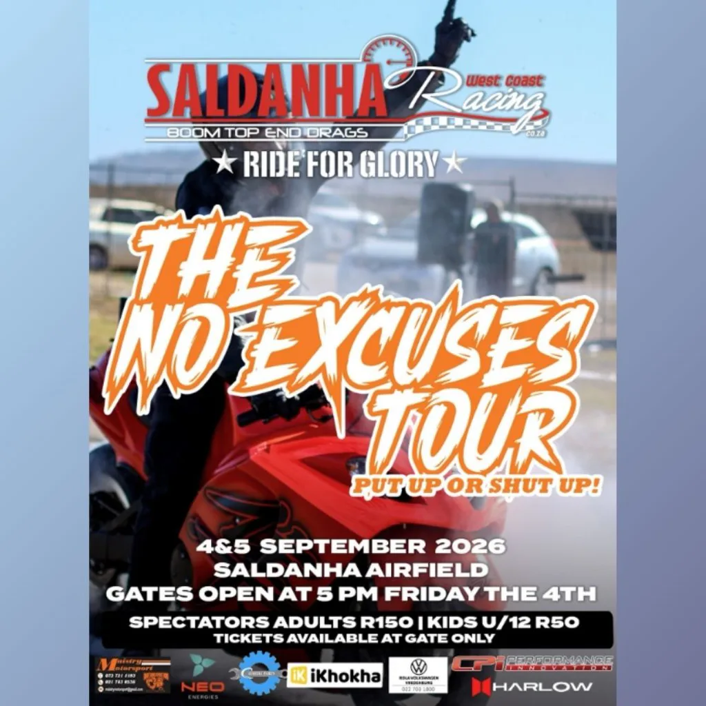 Saldanha 800m Top Drags - 4 & 5 September 2026