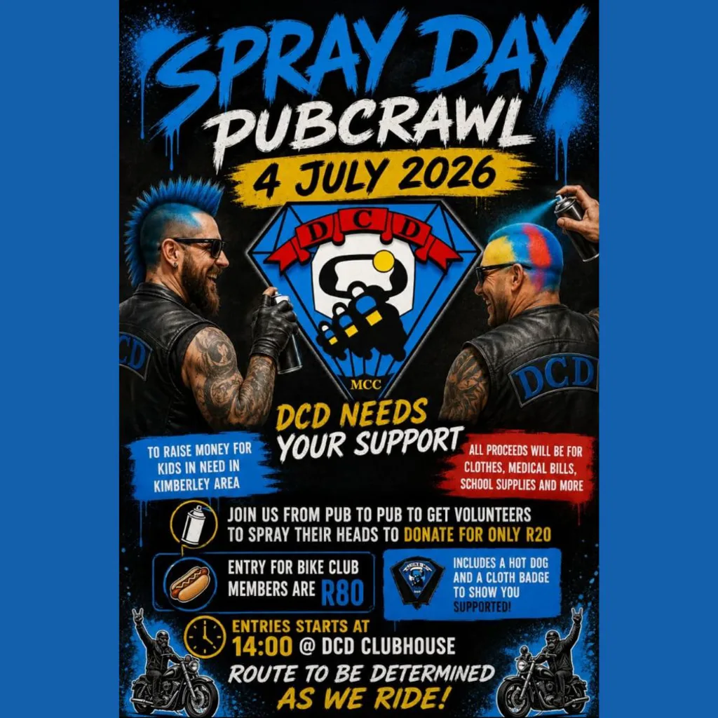 Spray Day Pubcrawl DCD MCC - 4 July 2026