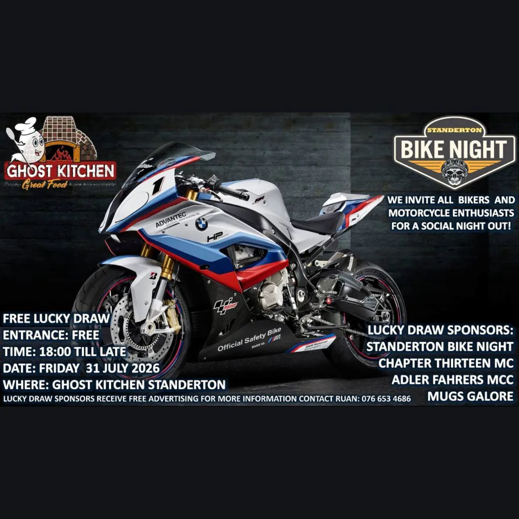 Standerton Bike Night - 31 July 2026