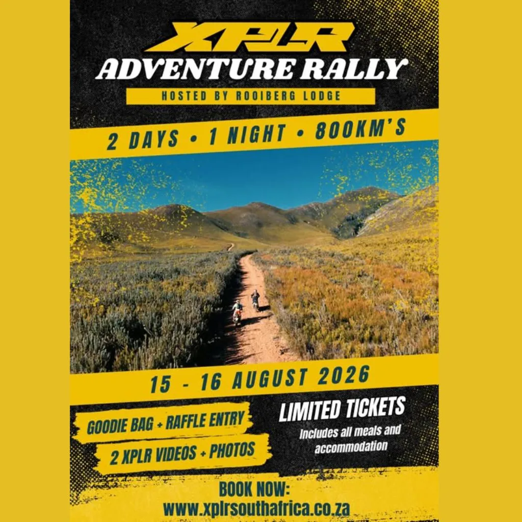 XPLR Adventure Rally - 15 to 16 August 2026