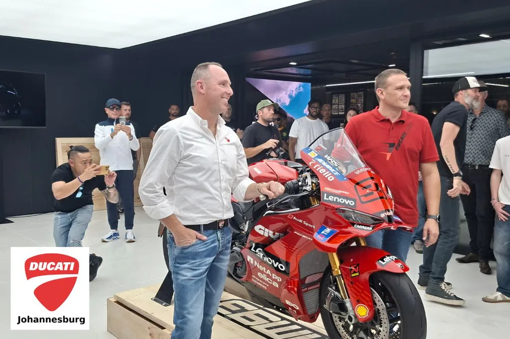 12. Ducati Johannesburg Is Back. And This Time It’s Proper - Marco Casciani and Tertius Cronje with a very rare MM93 V2S