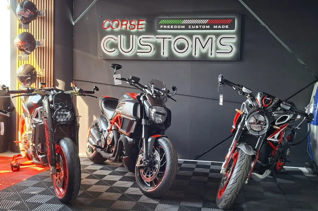 20. Corse Customs: Nothing leaves the doors completely standard