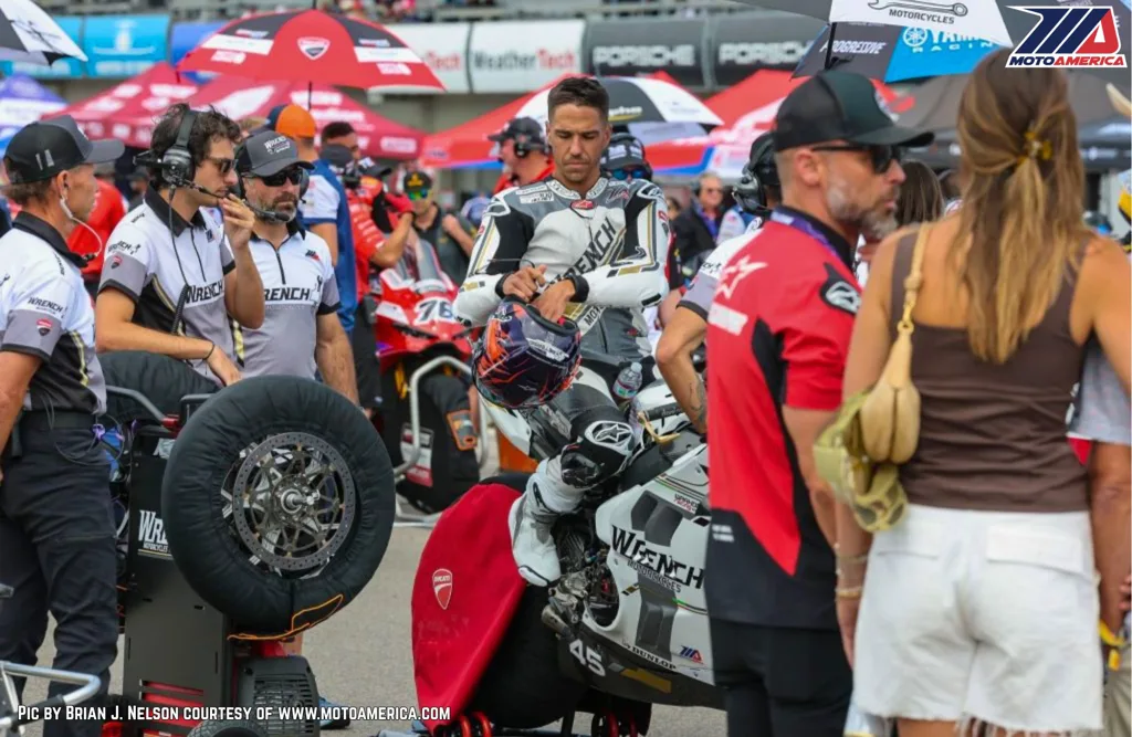 5. MID OHIO MOTOAMERICA 2026_ Cam Petersen in mental prep for the race