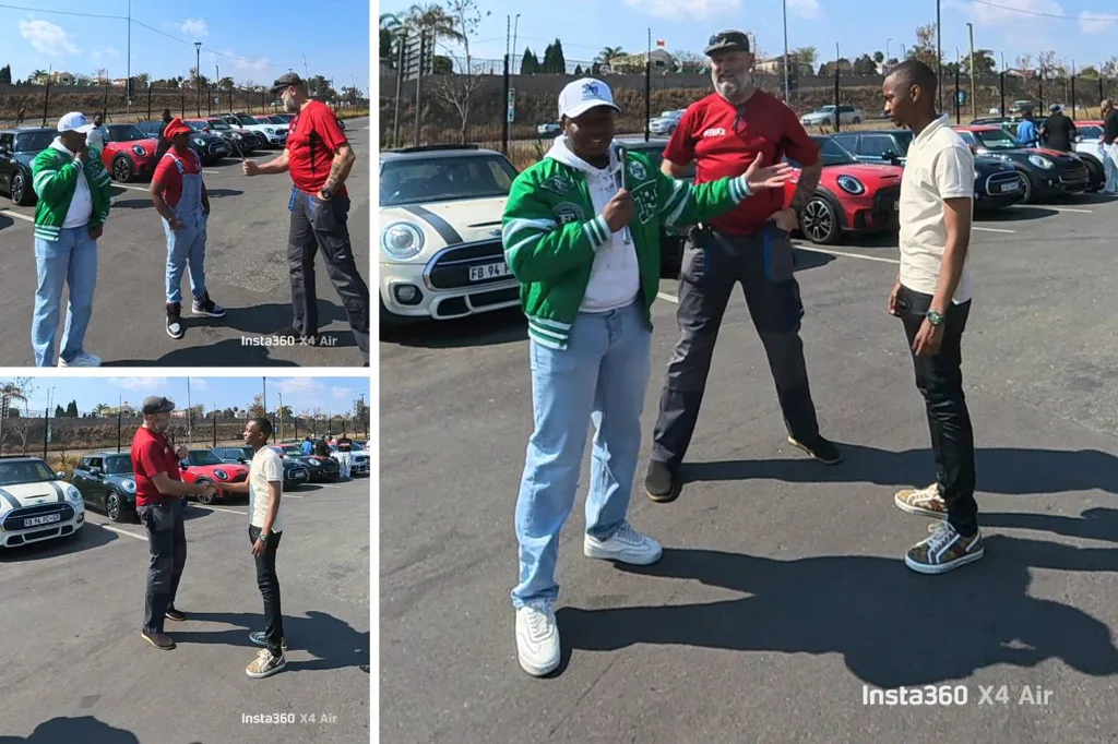 5. MiniFest South Africa - Our Sean getting to meet Sakile, Alex and Neo