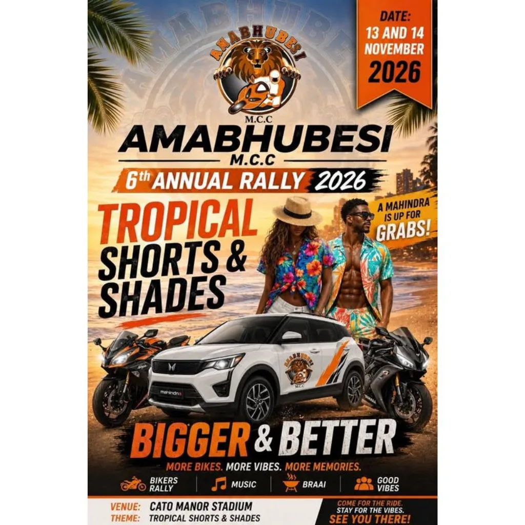 Amabhubesi MCC 6th Annual Rally 2026 - 13 & 14 November 2026