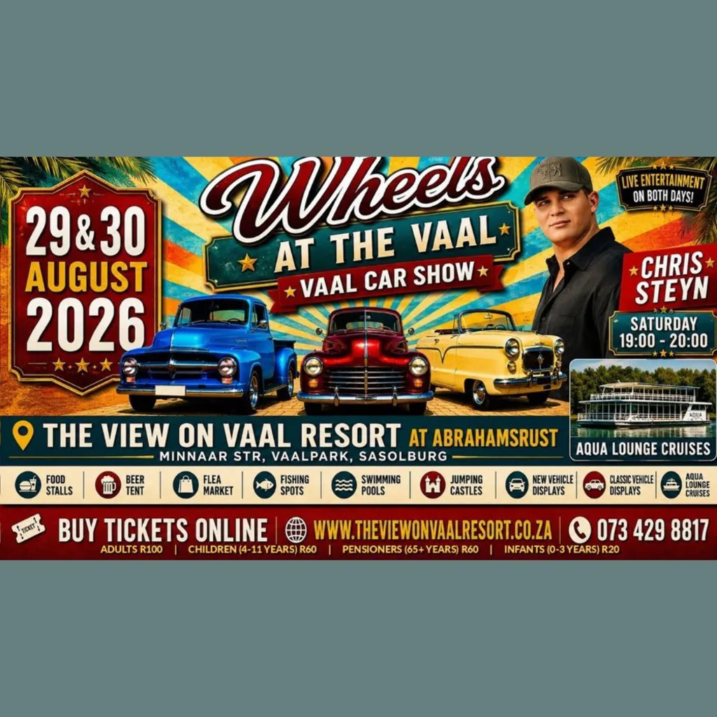 Wheels at the Vaal - Vaal Car Show - 29 & 30 August 2026