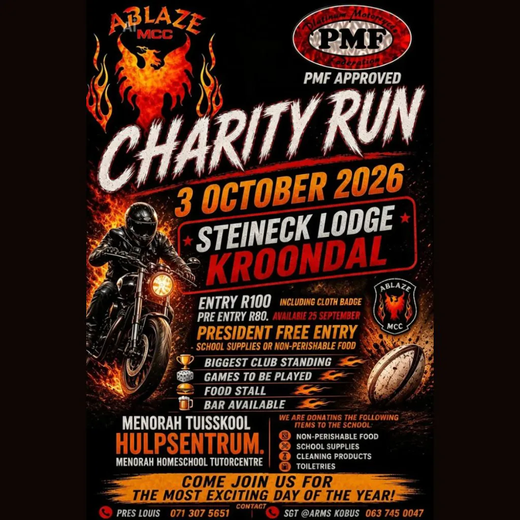 Ablaze MCC Charity Run - 3 October 2026