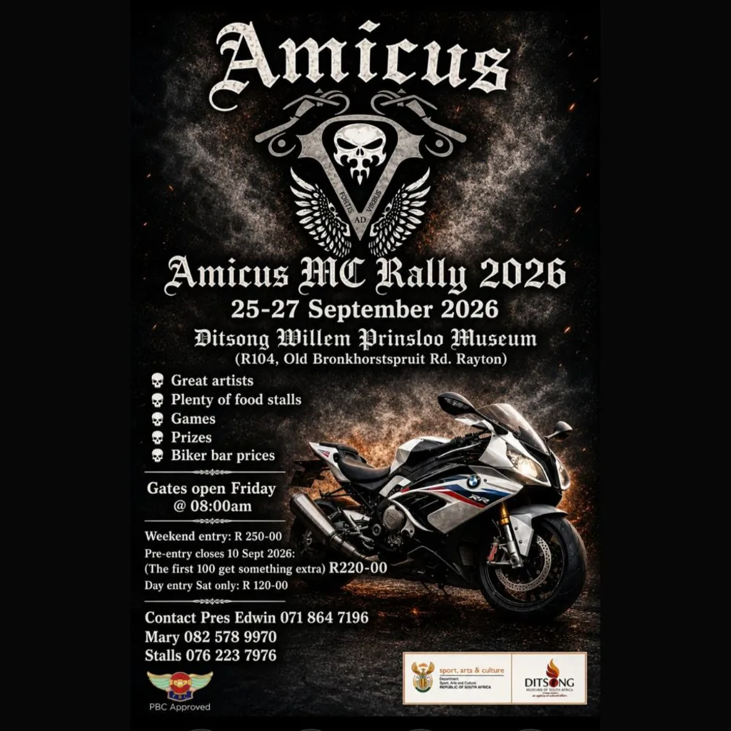 Amicus MC Rally - 25 to 27 September 2026