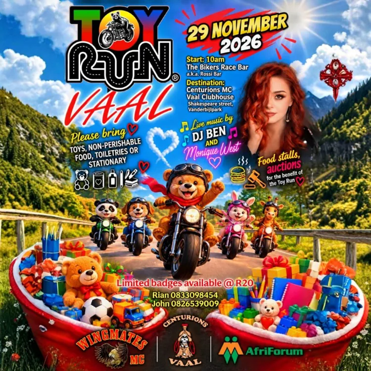 Toy Run Vaal - 29 November 2026
