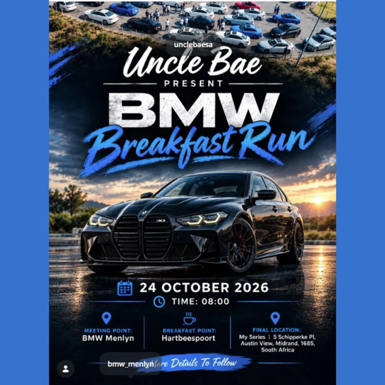 BMW Breakfast Run - 24 October 2026