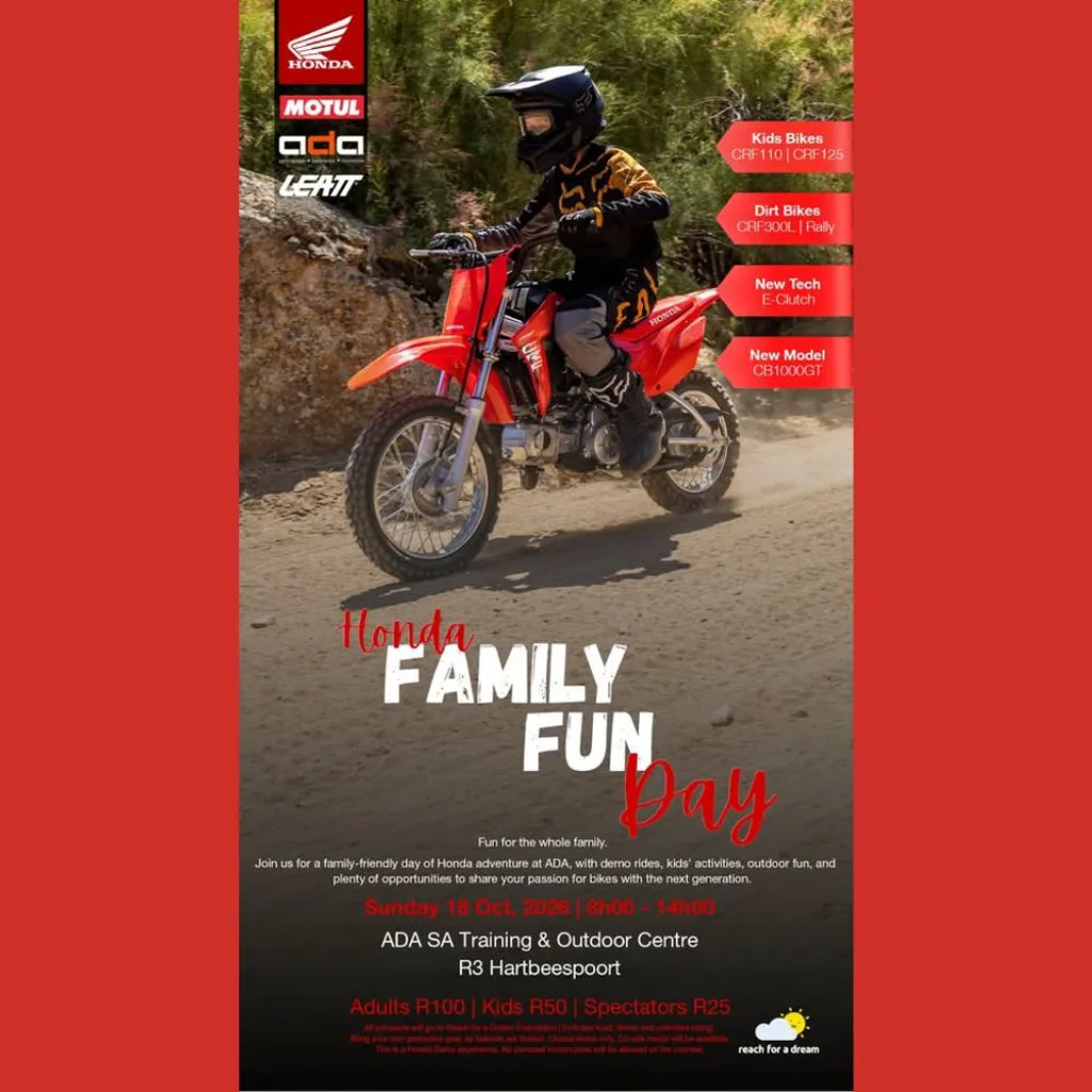 Honda SA Family Fun day - 18 October 2026