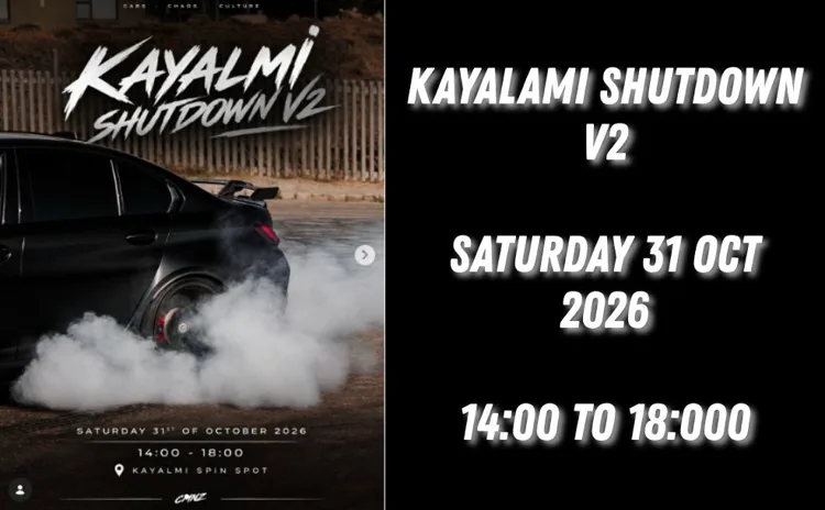Kayalami shutdown v2 Saturday 31 Oct 2026