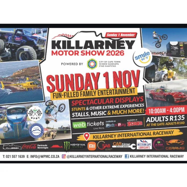Killarney Motor Show 2026 - 1 November 2026