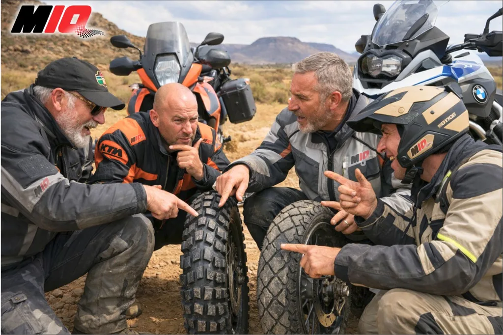 The Rubber Duel:  Top 5 Adventure Tyres for Heavyweights in 2026